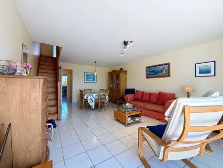 Duplex 3 pièces face au port avec vue mer à Quiberon : photo 4