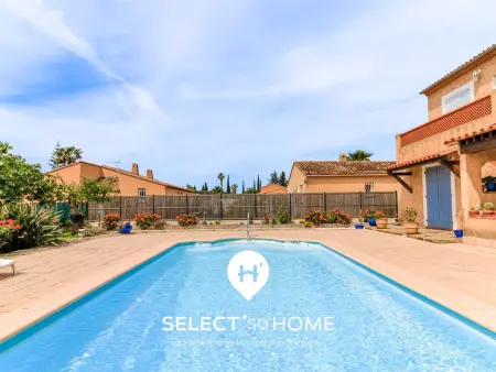 Location maison à Bormes les Mimosas, Haut de villa avec piscine et animaux admis - 6 pers.