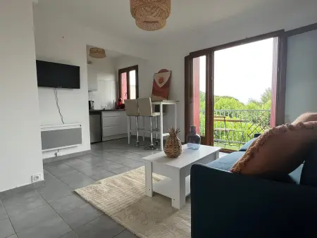 Location appartement à Narbonne, Studio cosy avec balcon vue cathédrale - 2 pers.