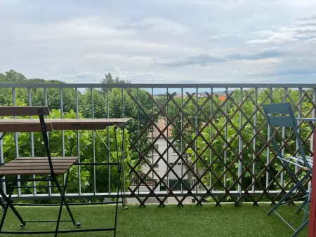 Studio 24 m² balcon vue cathédrale à Narbonne : photo 8