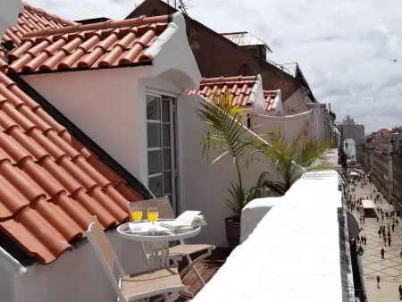 Location appartement à Lisbonne, Penthouse mit Sonnendeck auf dem Dach in Downtown