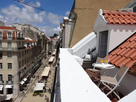 Penthouse Rua Augusta avec terrasse vue Rossio : photo 14