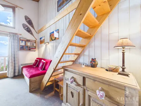 Duplex 46 m² au pied des pistes, balcon sud - 7 pers. : photo 4