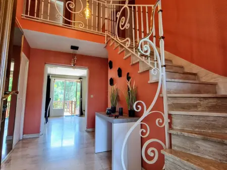 Villa 9 personnes avec spa et jardin 1000m² à Porcheville : photo 10