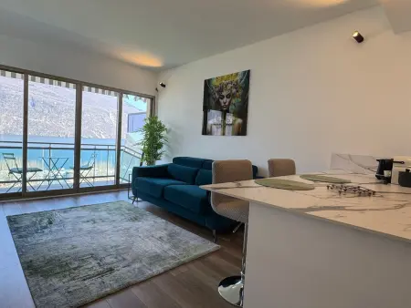 Type 2 Bis rénové vue lac, terrasse, parking à Aix-les-Bains : photo 3