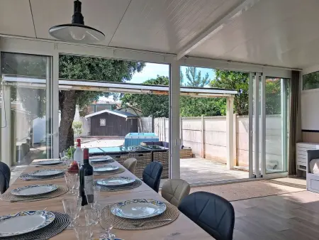 Maison 5 chambres avec piscine à 400 m de la plage : photo 12