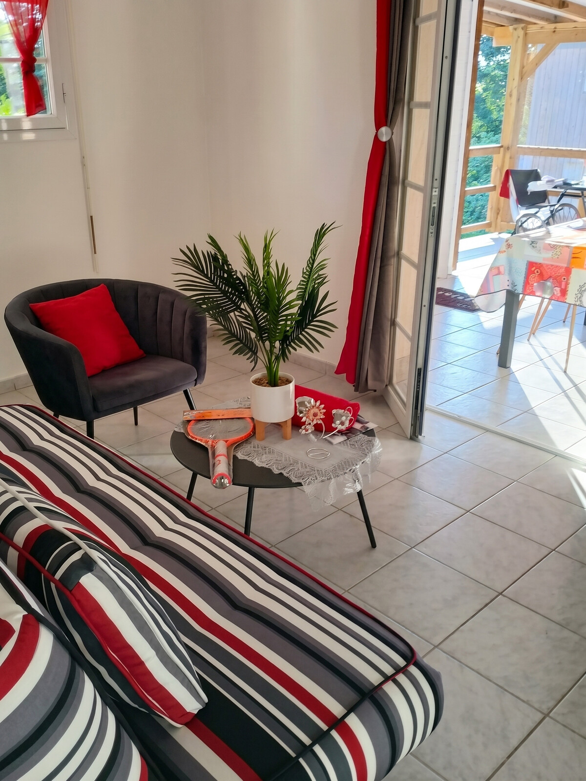 Appartement cosy avec terrasse et piscine partagée à Deshaies - Photo 3