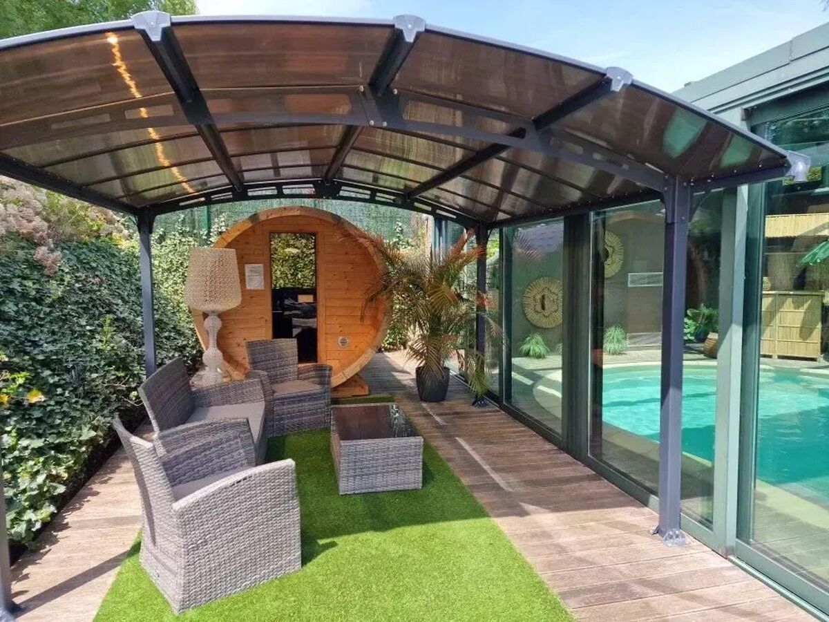 Villa piscine chauffée, sauna et jacuzzi à Hamois - Photo 23