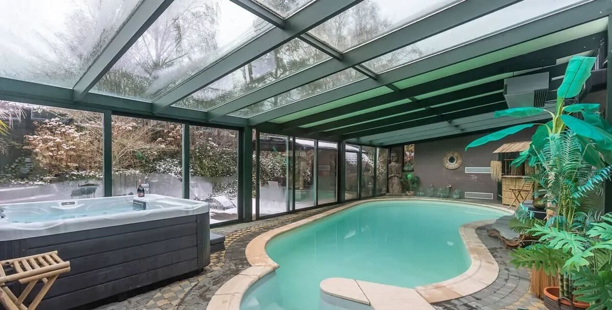 Villa piscine chauffée, sauna et jacuzzi à Hamois - Photo 74