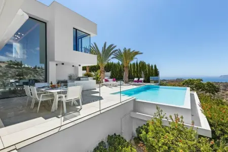 Villa de luxe Cumbre del Sol, 3 ch., piscine débordement : photo 19