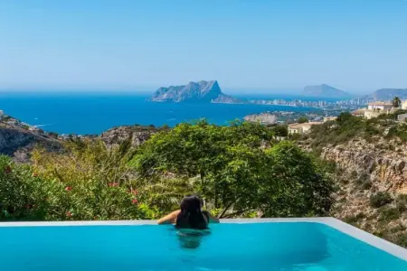 Villa de luxe Cumbre del Sol, 3 ch., piscine débordement : photo 33