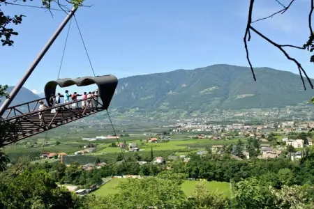 Appartement Pink Lady à Schenna, balcon vue Merano : photo 24