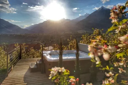 Appartement Pink Lady à Schenna, balcon vue Merano : photo 25