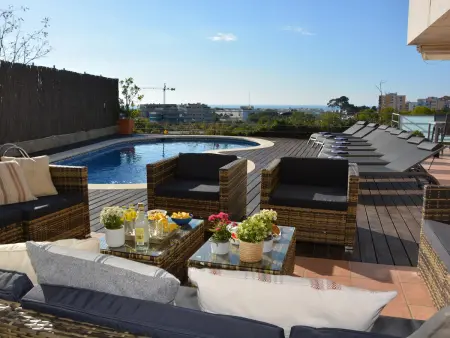 Villa Med à Sitges : 6 chambres, piscine privée et squash : photo 9