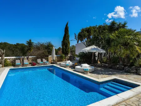 Villa ibicenque 4 ch, piscine privée - 10 pers. - Photo 10