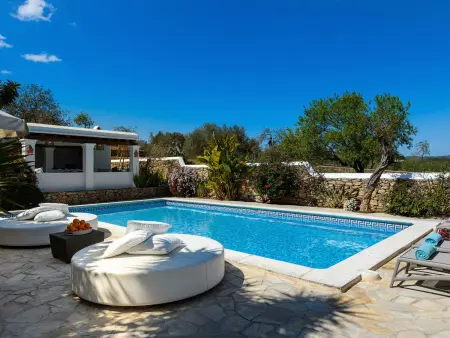 Villa ibicenque 4 ch, piscine privée - 10 pers. - Photo 12