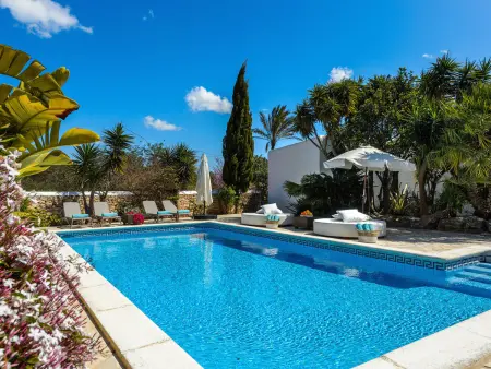 Villa ibicenque 4 ch, piscine privée - 10 pers. - Photo 13