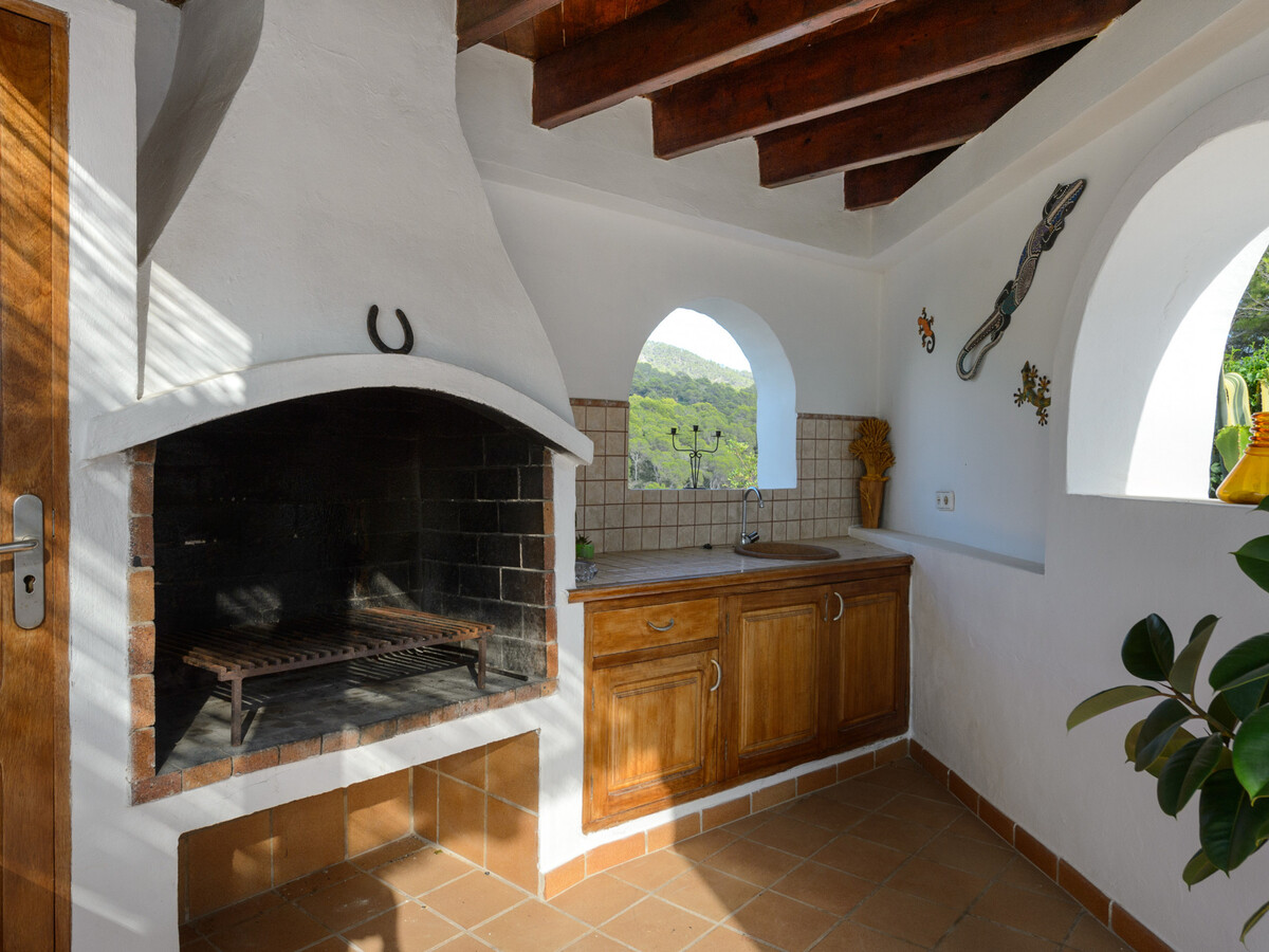 Villa ibizienne Cala Vadella, piscine et vue mer - Photo 16