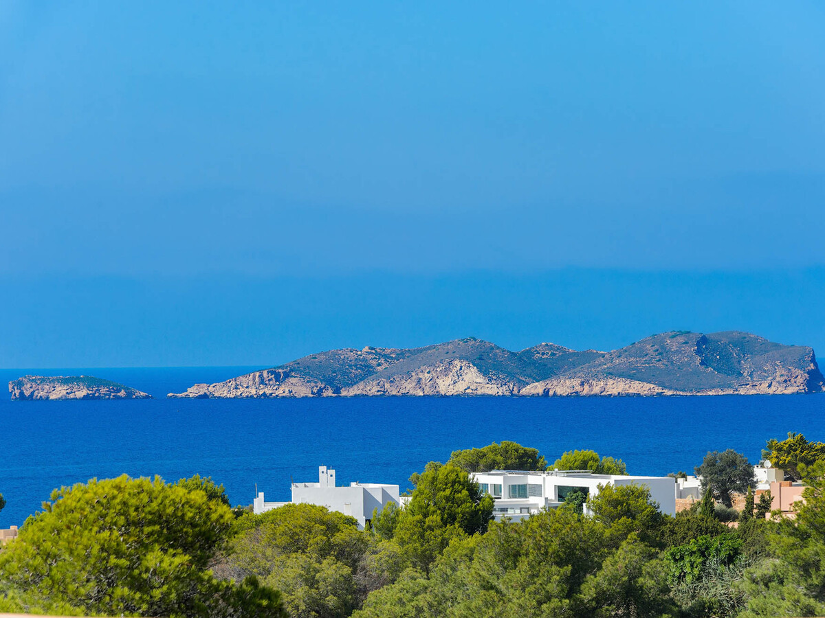 Villa ibizienne Cala Vadella, piscine et vue mer - Photo 19