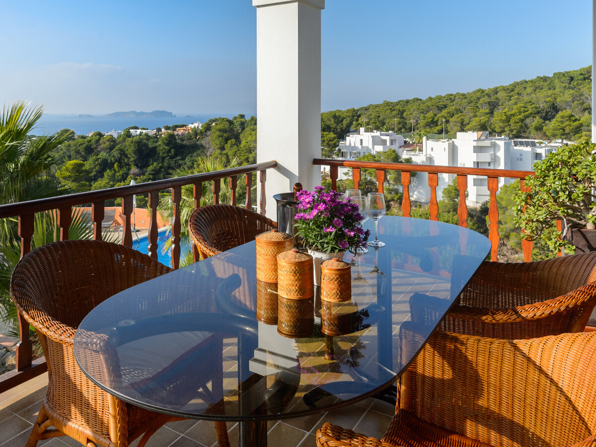 Villa ibizienne Cala Vadella, piscine et vue mer - Photo 30
