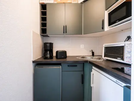 Studio 28m² vue pistes, animaux admis - Le Corbier : photo 8
