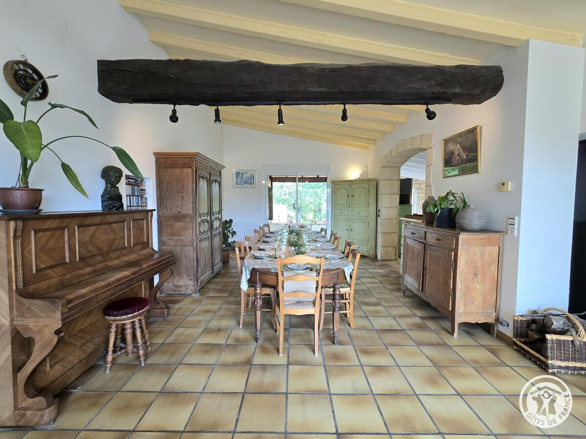 Gîte 12 pers. piscine couverte toute l'année à Monsaguel - Photo 6