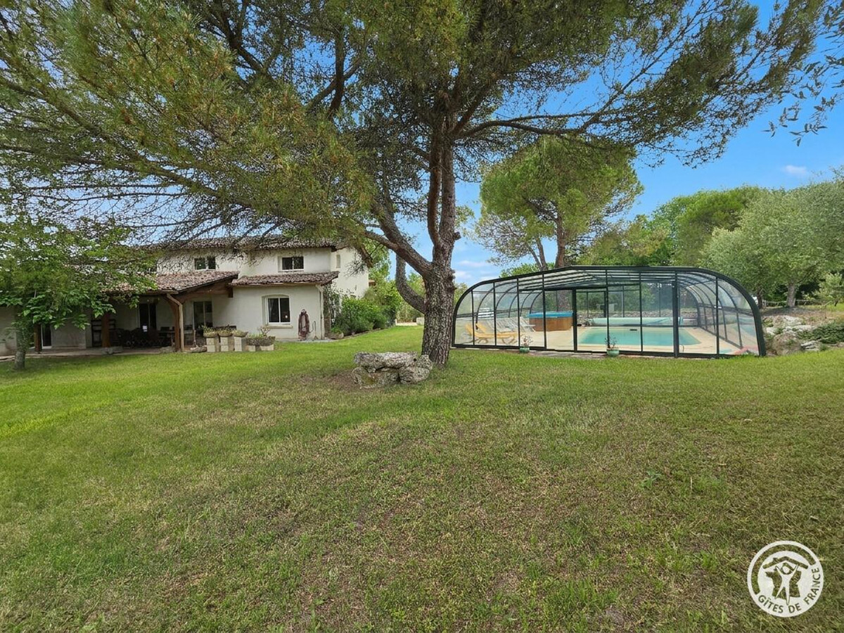 Gîte 12 pers. piscine couverte toute l'année à Monsaguel - Photo 33