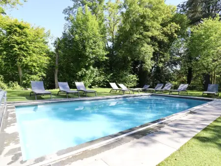 Château Vallez, maison de charme à Nassogne avec piscine chauffée : photo 43