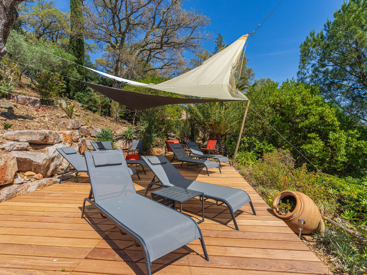 Studio Les Terrasses de Valcros, terrasse vue mer - Photo 8