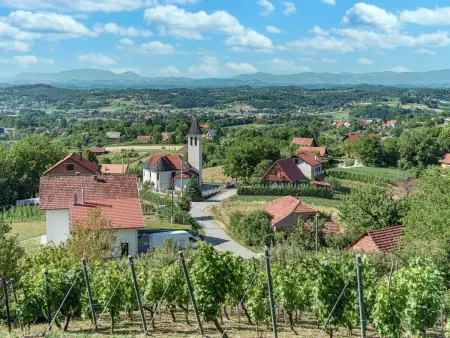 Rukova Hiža, maison nature avec piscine à Donja Stubica : photo 32