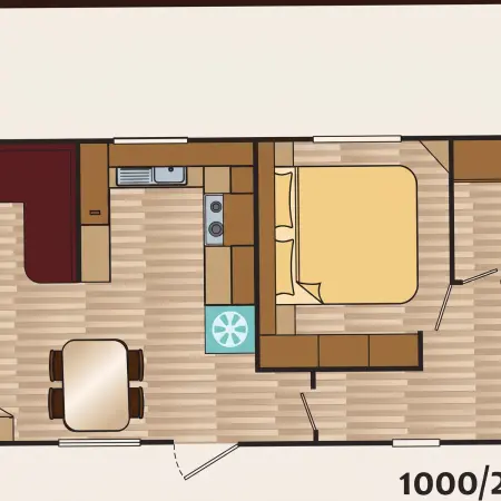 Bungalow avec jardin clôturé à Bredene, proche de la plage : photo 9