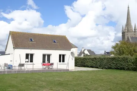 Location maison à Saint Marcouf, Maison de vacances près de la plage