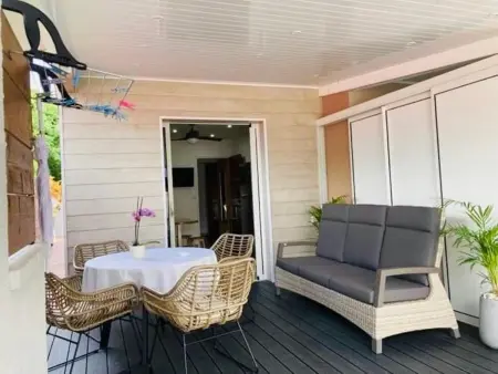 Chez Arlette, maison avec piscine à Saint-Louis : photo 13