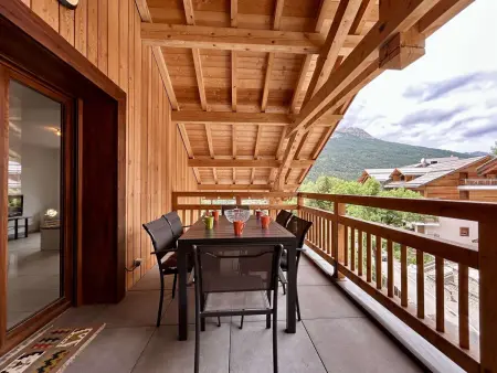 Appartement 6 pers. Briançon, 2 terrasses vue montagnes : photo 16
