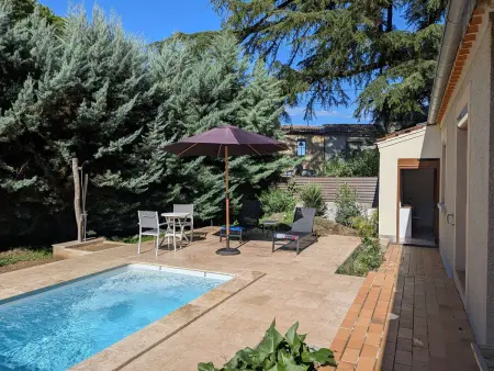 Location villa à Vallon Pont d'Arc, Maison climatisée, piscine privée - 6 pers.