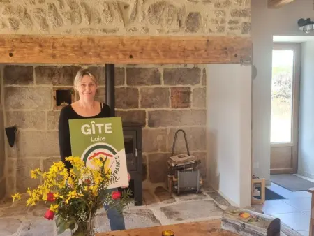 Gîte 6 pers. rénové avec jardin privé à Gumières : photo 25