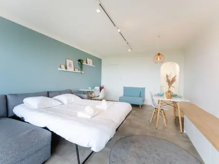 Studio vue mer avec parking à Blankenberge, à 200 m de la plage : photo 5