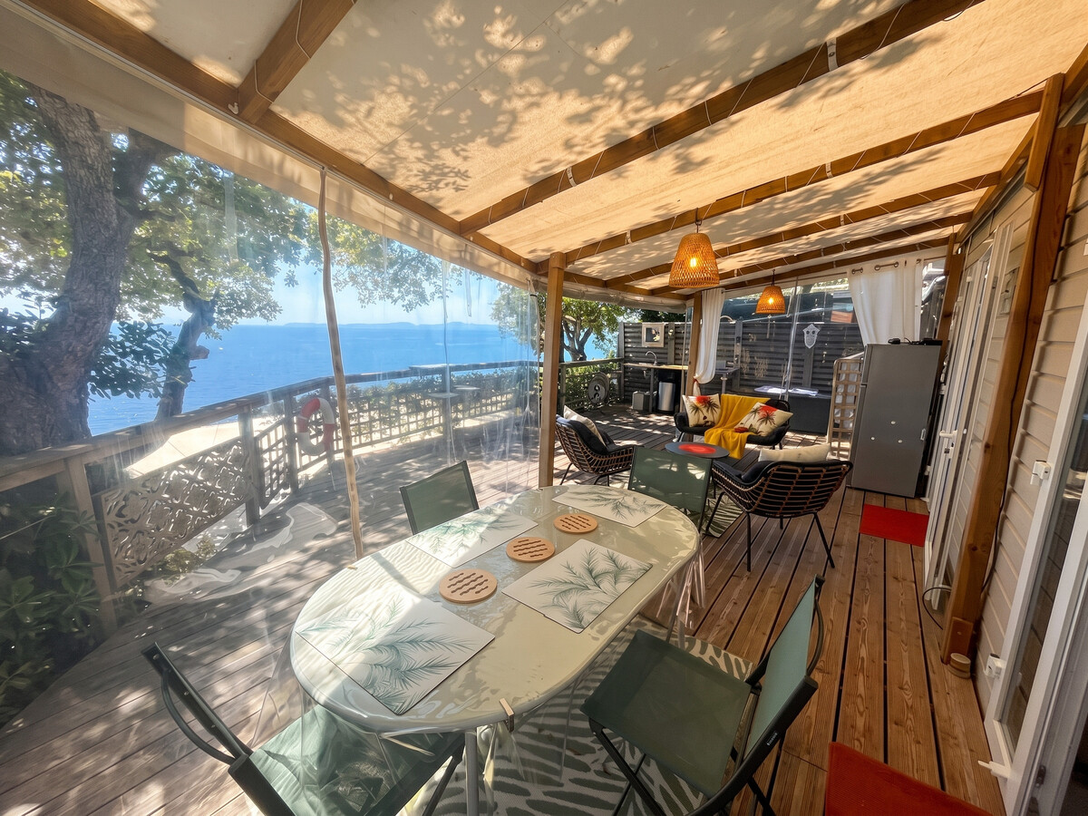 Bungalow 32 m² Saint-Raphaël, piscine et terrasse vue mer - Photo 7