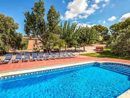Location villa à Castellet i la Gornal, Masia catalane avec piscine privée - 22 pers.