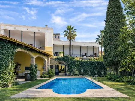 Location villa à Banyeres del Penedès, Manoir avec piscine privée, animaux admis - 39 pers.