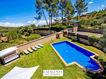 Location villa à Sentmenat, Villa moderne, animaux admis, vue montagne - 14 pers.