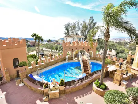 Location villa à Málaga, Château avec piscine privée - 15 pers., vue mer