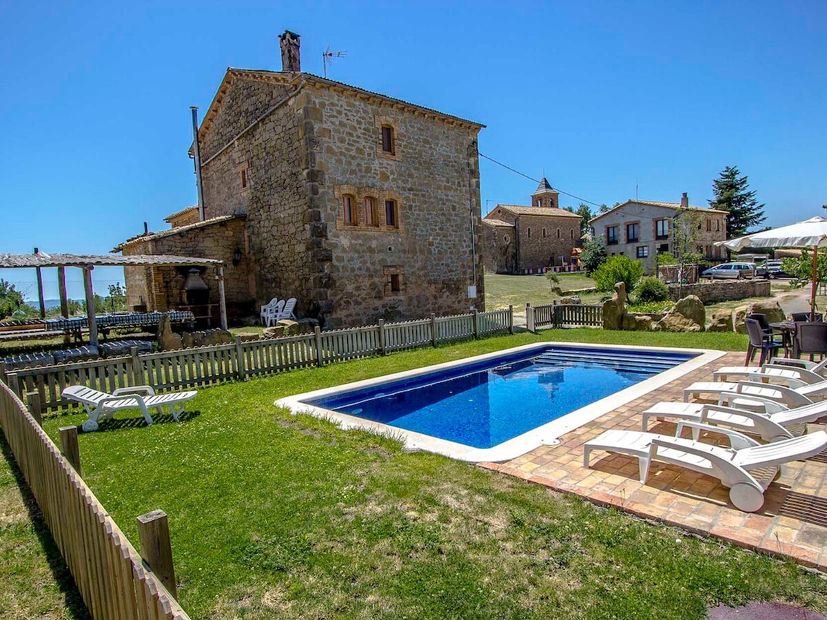 Villa en pierre 6 chambres, piscine privée à Llobera - Photo 1