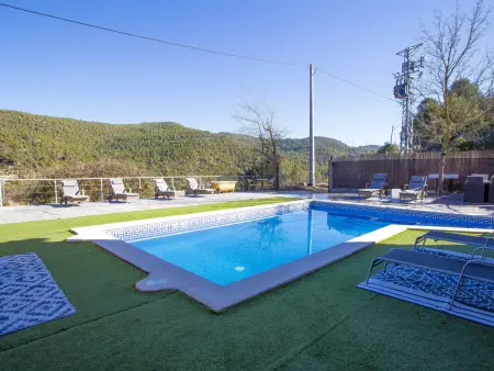 Mas catalan 8 chambres, 20 pers., piscine et vue montagne : photo 7