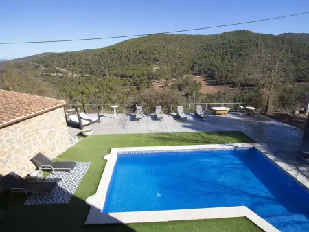 Mas catalan 8 chambres, 20 pers., piscine et vue montagne : photo 26
