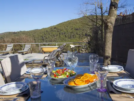 Mas catalan 8 chambres, 20 pers., piscine et vue montagne : photo 30