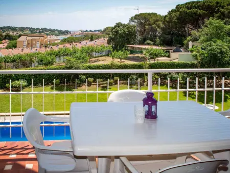 Appartement vue plage Sant Pol, terrasse et piscine : photo 2