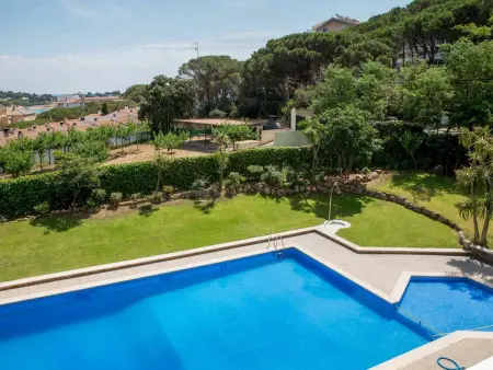 Appartement vue plage Sant Pol, terrasse et piscine : photo 7