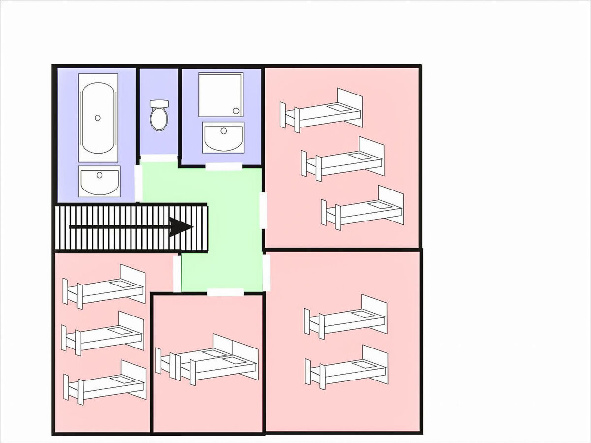 Chalet 15 pers., 7 chambres aux Menuires avec vue Belleville - Photo 23