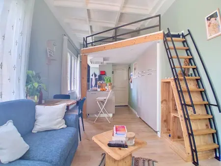 Studio Le Moulin du Loup avec mezzanine à Villeneuve-Loubet : photo 1